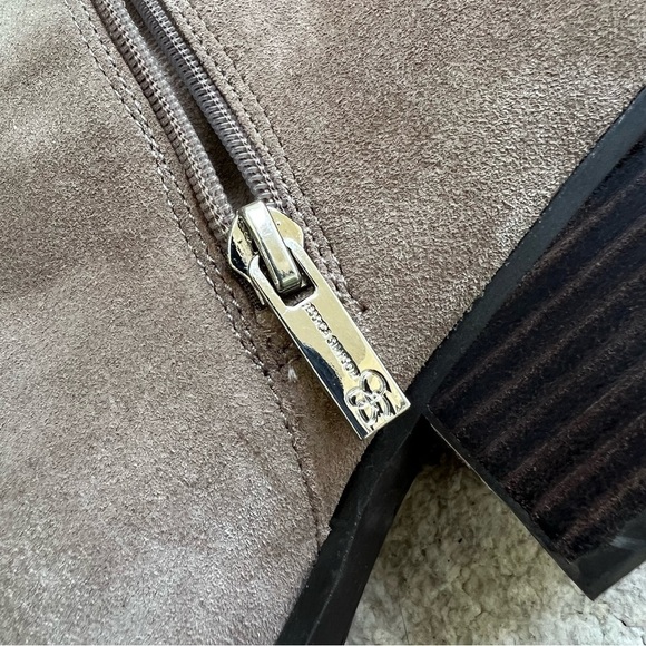 Jessica Simpson Dalisa Beige Suede Western Boho Slouch Neutral Booties 10M - Picture 7 of 16